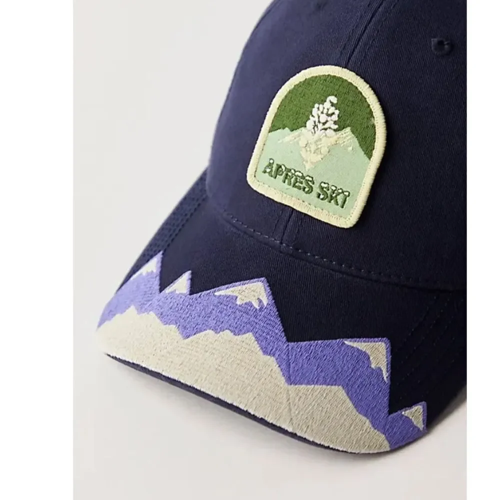 AMERICAN NEEDLE  Apres Ski Baseball Cap - Navy from Free People Movement